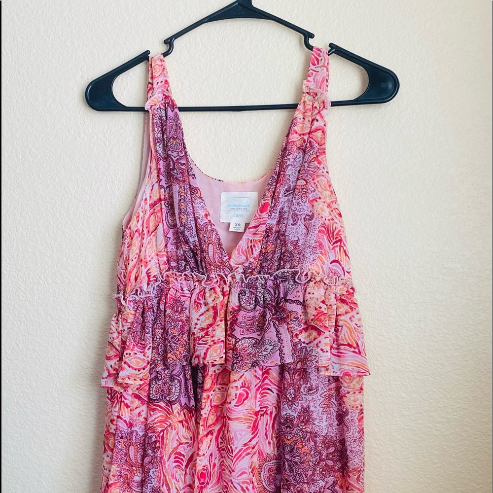 Pink and Coral Floral Print by Voyage!